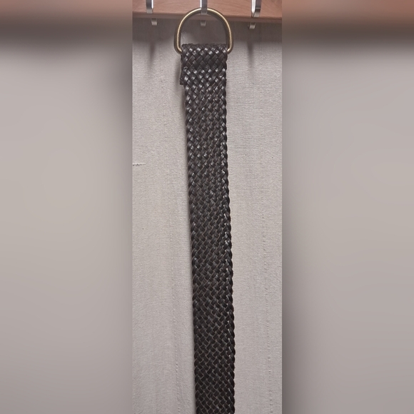 Braided Leather Fringe Belt 49" - Picture 3 of 5